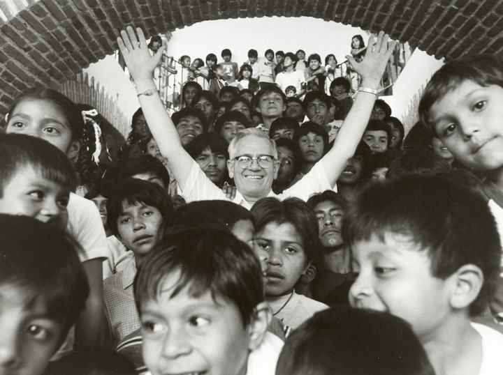 Father William Wasson at NPH Mexico, 1985